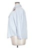 Torrid 100% Rayon Blue Long Sleeve Blouse Size 2X Plus (2) - photo 5