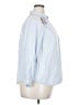 Torrid 100% Rayon Blue Long Sleeve Blouse Size 2X Plus (2) - photo 4