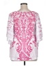 Moa Moa 100% Polyester Pink 3/4 Sleeve Blouse Size XL - photo 2