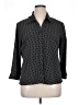 Notations Polka Dots Black 3/4 Sleeve Blouse Size XL - photo 1