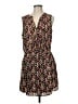 Gap 100% Polyester Floral Black Casual Dress Size M - photo 1