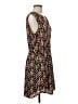 Gap 100% Polyester Floral Black Casual Dress Size M - photo 4
