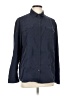 Jones Wear Solid Blue Long Sleeve Button-Down Shirt Size L - photo 1