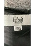 Le Suit 100% Polyester Solid Black Cocktail Dress Size 14W - photo 7