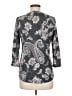 Amana Paisley Gray 3/4 Sleeve Blouse Size M - photo 2