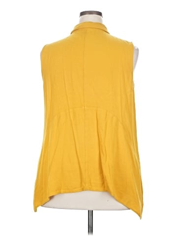 Fever Sleeveless Button-Down Shirt (view 2)