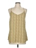 CAbi 100% Polyester Chevron-herringbone Yellow Tank Top Size M - photo 1