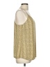 CAbi 100% Polyester Chevron-herringbone Yellow Tank Top Size M - photo 4