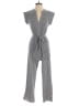 Monreal London Chevron-herringbone Gray Blue Jumpsuit Size XS - photo 1