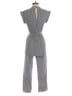 Monreal London Chevron-herringbone Gray Blue Jumpsuit Size XS - photo 2