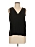 Ann Taylor Black Sleeveless Blouse Size M - photo 1