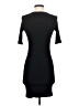 MNG Solid Black Casual Dress Size 4 - photo 2