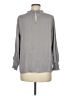 MAISON AMÉLIE 100% Polyester Gray Long Sleeve Blouse Size M - photo 2