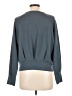 T Tahari Solid Blue Pullover Sweater Size L - photo 2