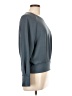 T Tahari Solid Blue Pullover Sweater Size L - photo 4