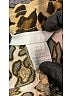 H&M 100% Polyamide Animal Print Gold Casual Pants Size 4 - photo 7