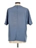 Uniqlo 100% Polyester Blue Short Sleeve Blouse Size M - photo 2