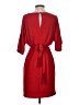 Jessica Simpson Solid Red Casual Dress Size S - photo 2