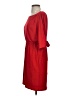 Jessica Simpson Solid Red Casual Dress Size S - photo 5