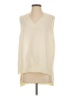 Shein 100% Polyester Ivory Sweater Vest Size 4 - photo 1