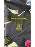Banana Republic 100% Polyester Floral Black Blue Short Sleeve Blouse Size XS - photo 7