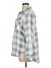 Billy T 100% Lyocell Checkered-gingham Blue Long Sleeve Button-Down Shirt Size XL - photo 5