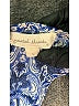 Painted Threads 100% Polyester Blue Sleeveless Blouse Size L - photo 7