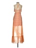 Likely Plaid Orange Casual Dress Size XXS (estimated) - photo 2