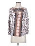Adea White 3/4 Sleeve Blouse Size S - photo 1