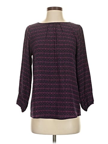 Ellie Kai 3/4 Sleeve Silk Top (view 1)