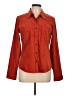 Harold's Orange Long Sleeve Blouse Size 12 - photo 1