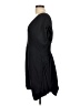 Max Azria Solid Black Cocktail Dress Size L - photo 5