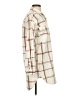 Universal Thread 100% Cotton Plaid Ivory 3/4 Sleeve Button-Down Shirt Size XS - photo 4