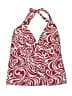 Athleta Paisley Burgundy Swimsuit Top Size 5 - photo 1