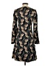 Goat 100% Polyester Paisley Black Casual Dress Size 2 - photo 2
