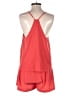 Zoa Solid Red Romper Size S - photo 2