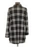 By Design 100% Polyester Plaid Black Long Sleeve Blouse Size S - photo 2