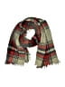 Unbranded Plaid Brown Red Scarf One size - photo 1