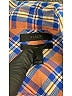 J.Crew 100% Cotton Plaid Blue Orange Long Sleeve Button-Down Shirt Size 2 - photo 6