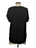 CATHERINE Catherine Malandrino 100% Polyester Black Short Sleeve Blouse Size S - photo 2