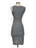 Leith Solid Gray Casual Dress Size XXS - photo 2