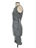 Leith Solid Gray Casual Dress Size XXS - photo 5