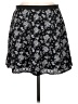 Mi ami 100% Polyester Paisley Black Casual Skirt Size M - photo 1