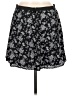 Mi ami 100% Polyester Paisley Black Casual Skirt Size M - photo 2