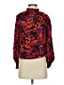 Saylor 100% Viscose Purple Long Sleeve Blouse Size XS - photo 1