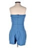 Unbranded Solid Blue Romper Size S - photo 2