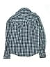 Nordstrom Checkered-gingham Blue Long Sleeve Button-Down Shirt Size 8 - 10 - photo 2