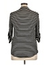 Calvin Klein 100% Rayon Stripes Black 3/4 Sleeve Top Size XL (estimated) - photo 2