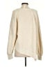Free People 100% Cotton Metallic Ivory Pullover Sweater Size XS - photo 2