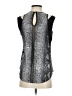 Rebecca Taylor 100% Rayon Silver Sleeveless Blouse Size 0 - photo 2
